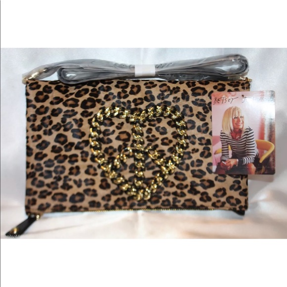 Betsey Johnson Handbags - Betsey Johnson calf hair clutch Shoulder bag